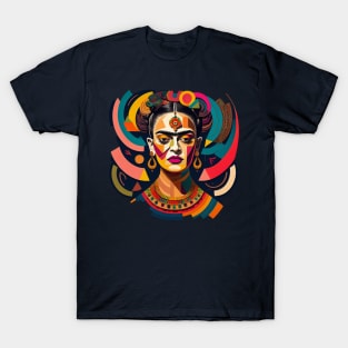 Frida Kalho in Color T-Shirt